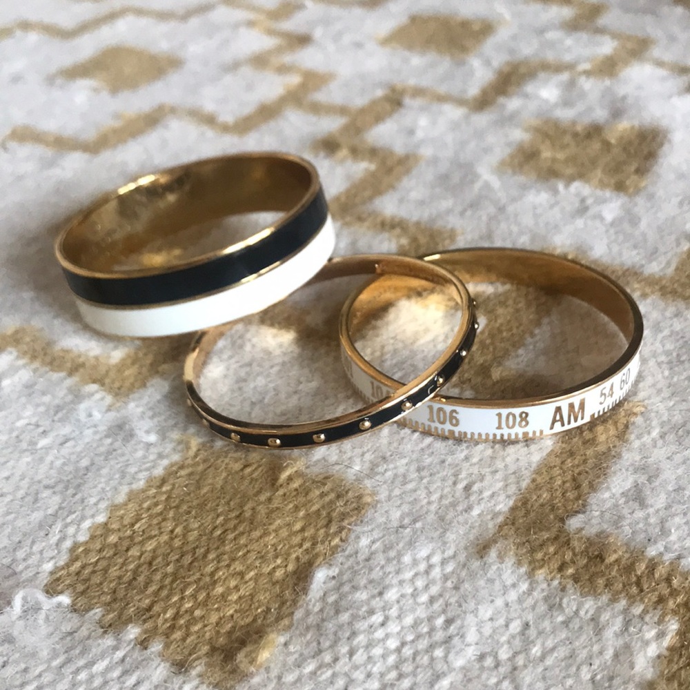 Kate Spade Enamel Bangles (Set of 3)